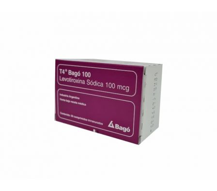 T4 BAGO 100 MG -  CAJA X 50 COMPRIMIDOS