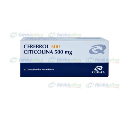 CEREBROL 500 MG CAJA X 30 COMPRIMIDOS RECUBIERTOS