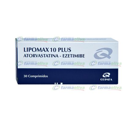 LIPOMAX PLUS 10 10MG TABL. CAJA X 30