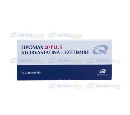 LIPOMAX PLUS 20 20MG TABL. CAJA X 30