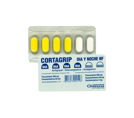 CORTAGRIP DIA Y NOCHE  BLISTER X 6 COMPRIMIDOS