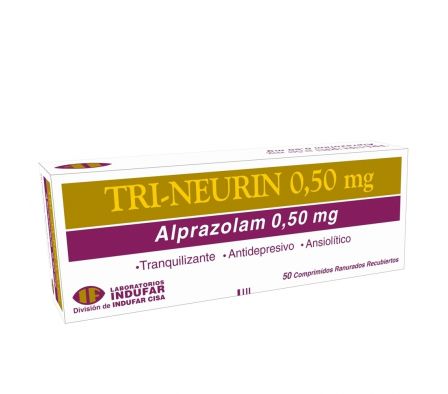 TRINEURIN 0.50MG T-REC CAJA X 50