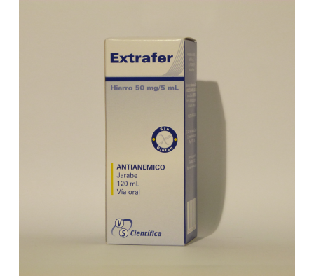 EXTRAFER 50 MG JARABE FRASCO X 120ML
