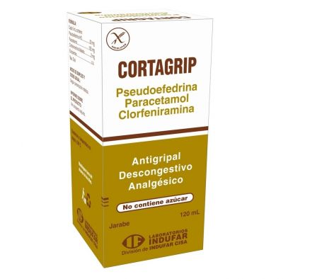 CORTAGRIP 2MG JARAB FRASCO X 120ML