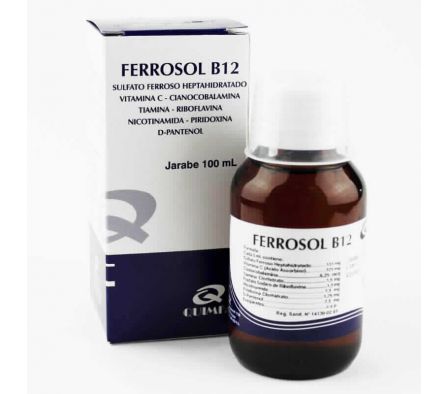 FERROSOL B12 JARAB FRASCO X 100ML