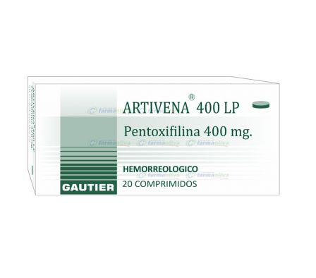 ARTIVENA 400MG TABL. CAJA X 20