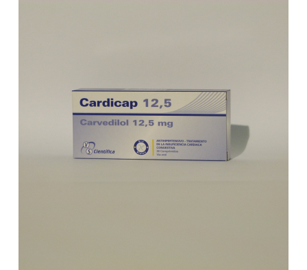 CARDICAP 12.5MG TABL. CAJA X 30