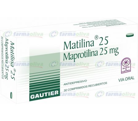 MATILINA 25MG TABL. CAJA X 30