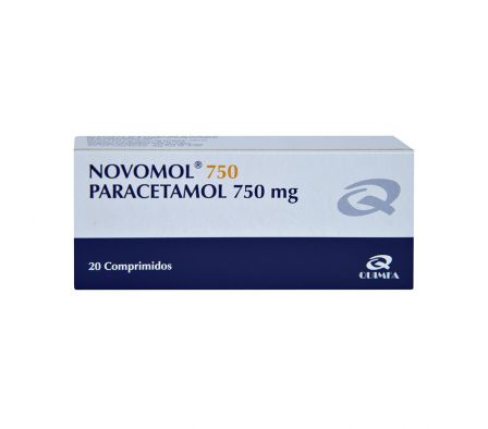 NOVOMOL 750 MG CAJA X 10 COMPRIMIDOS