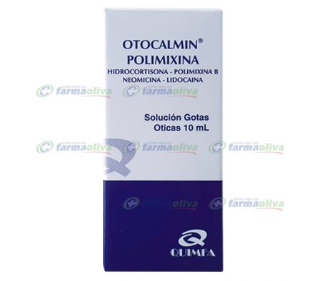 OTOCALMIN POLIMIXINA 10MG  FRASCO X 10ML