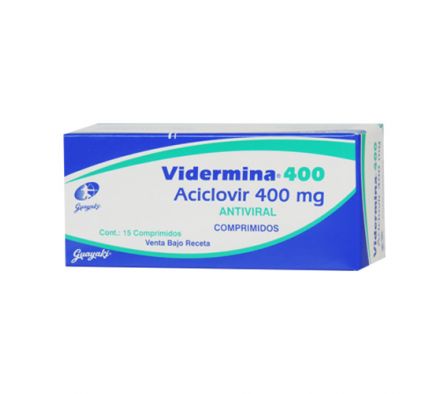 VIDERMINA 400MG COMP. CAJA X 15