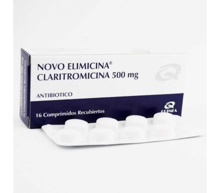 NOVO ELIMICINA 500MG CO-RV CAJA X 16