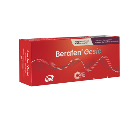 BERAFEN GESIC 50MG CO-RV CAJA X 20