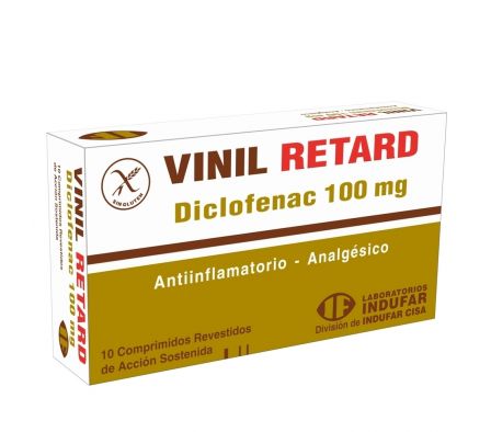 VINIL RETARD 100MG TABL. CAJA X 10