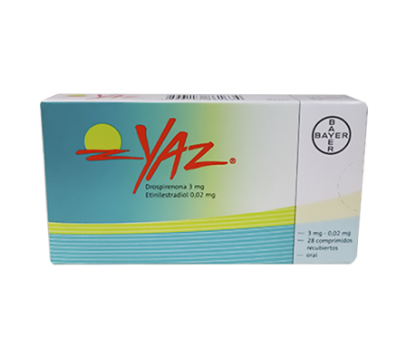 YAZ 500MG TABL. CAJA X 28