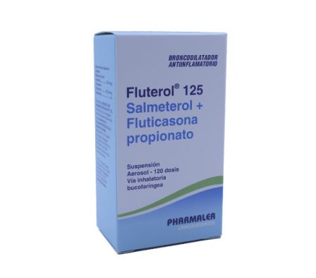 FLUTEROL 125MCG AER-B TUBO X 120 DOSIS