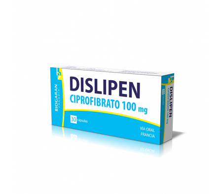 DISLIPEN 100MG CAPS CAJA X 30