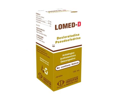 LOMED D 2.5MG JARAB FRASCO X 100ML