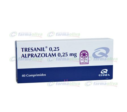 TRESANIL 0.25MG TABL. CAJA X 40