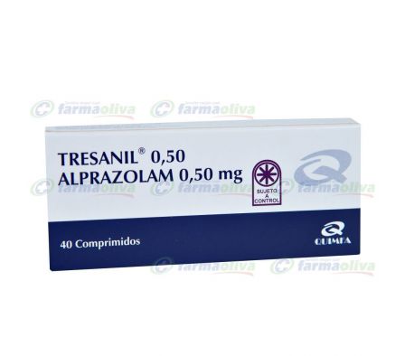 TRESANIL 0.50MG TABL. CAJA X 40