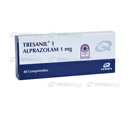 TRESANIL 1MG TABL. CAJA X 40