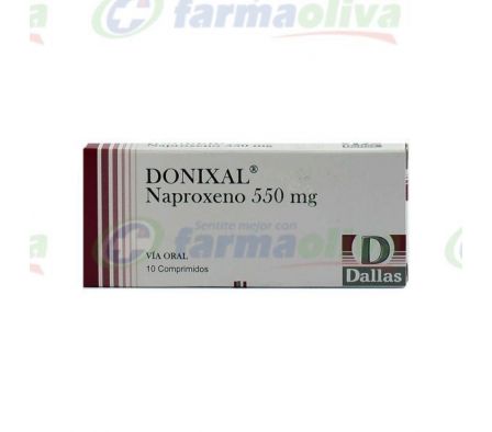 DONIXAL 550MG TABL. CAJA X 10