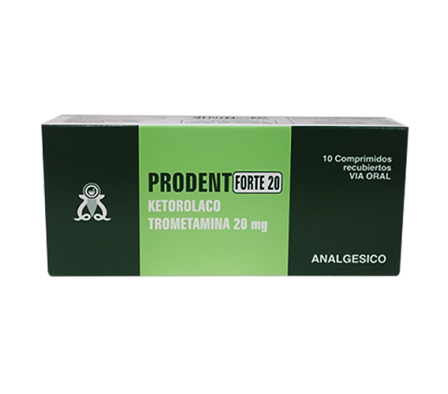 PRODENT FORTE 20MG T-REC CAJA X 10