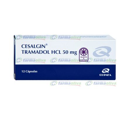 CESALGIN 50MG CAPS CAJA X 12