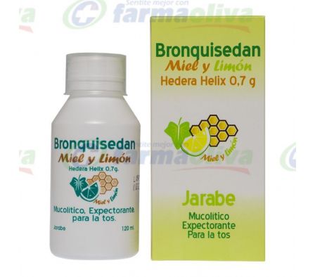 BRONQUISEDAN MIEL/LIMON JARAB FRASCO X 120ML
