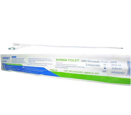 SONDA FOLEY 2 VIAS N 20 SILIC.SUME