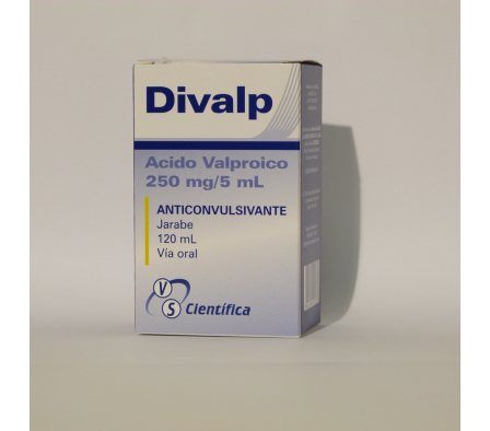 DIVALP 250MG JARAB FRASCO X 120ML