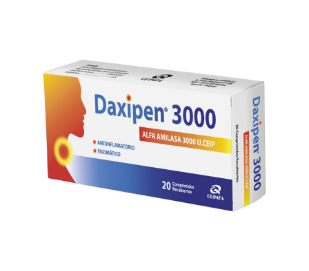 DAXIPEN 3000  CAJA X 20 COMPRIMIDOS RECUBIERTOS