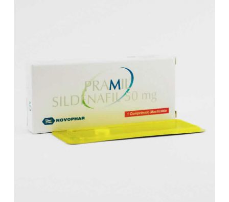 Pramil 50 Mg Caja X 1 Comprimido masticable