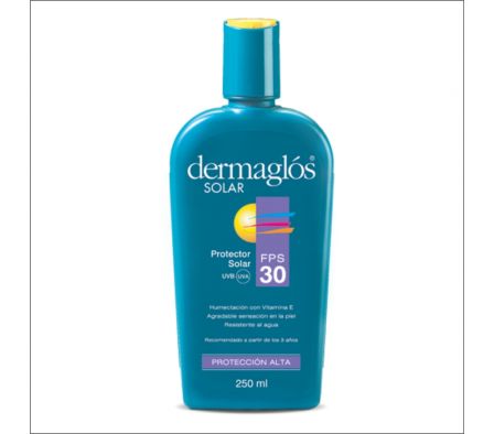 DERMAGLOS SOLAR FP 30 RA EMULSION 250ML