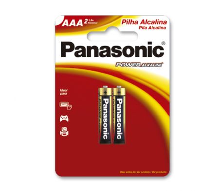 PANASONIC PILA ALKALINA 2BT X 2 AAA