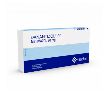 DANANTIZOL 20MG CO-RAN CAJA X 30