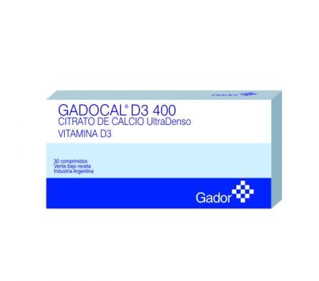 GADOCAL D3 400MG COMP. CAJA X 30