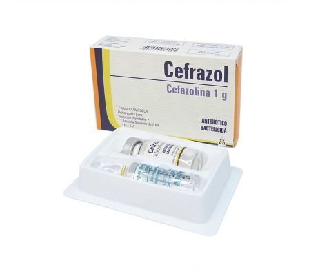 CEFRAZOL 1GR ENDOV AMPOLLA X 5ML