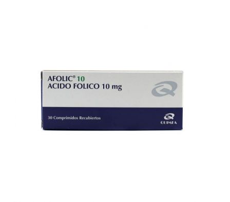 AFOLIC 10 MG  CAJA X 30 CAPSULAS