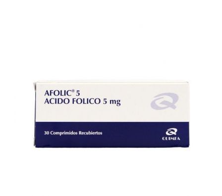 AFOLIC 5MG  CAJA X 30 COMPRIMIDOS
