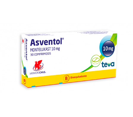 ASVENTOL 10MG COMP. CAJA X 30