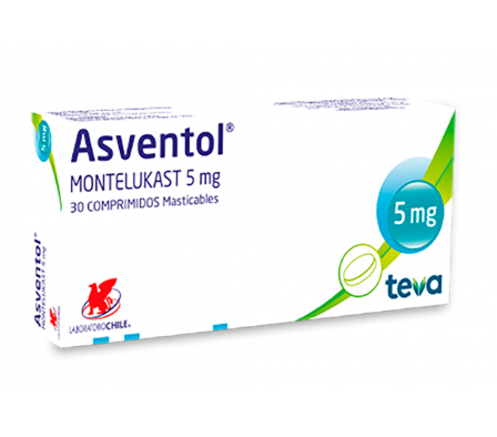 ASVENTOL 5MG TAB-M CAJA X 30