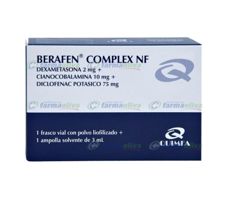 BERAFEN COMPLEX  INTR. AMPOLLA X 3ML