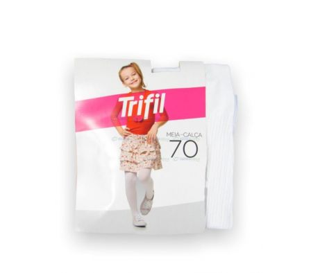Media Fina Canelada Infantil Trifil  Blanco M