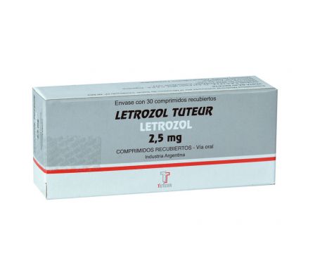 Letrozol 2,5 mg tuteur caja x 30 comprimidos.(Khairi)
