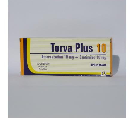 torva plus 10mg t-rec caja x 30