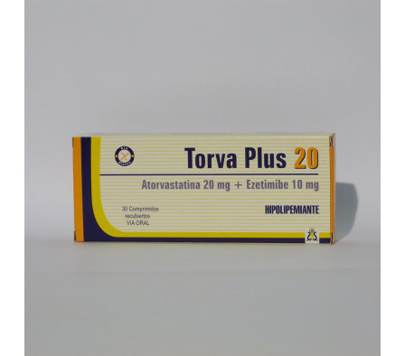 TORVA PLUS 20MG T-REC CAJA X 30