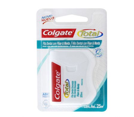 COLGATE HILO DENTAL TOTAL FLUOR Y MENTA