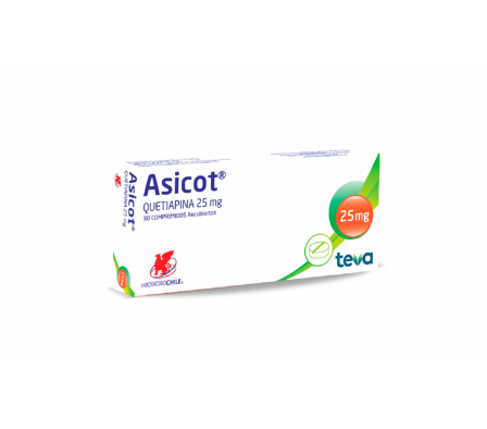 ASICOT 25MG T-REC CAJA X 30