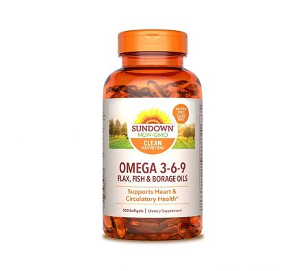SUNDOWN OMEGA 3 1000MG CAP-B FRASCO X 200